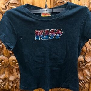 Vintage Kiss babydoll fit tee shirt